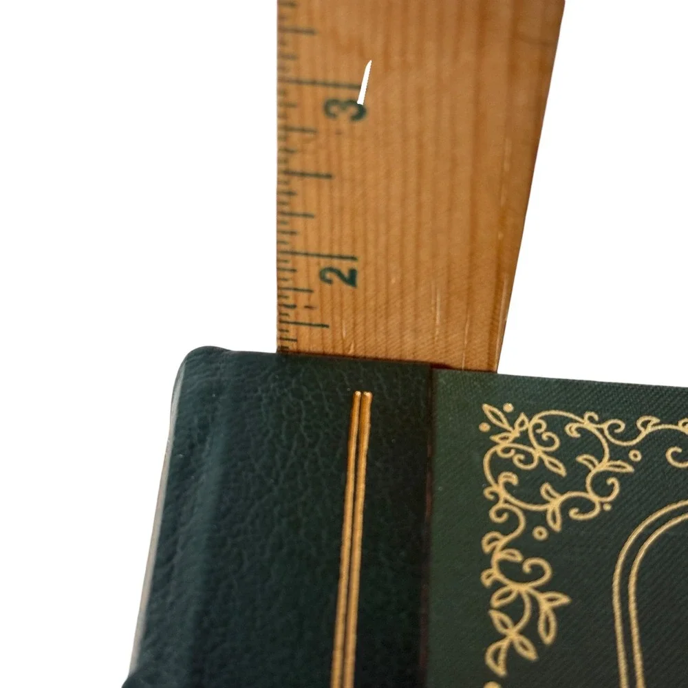 VTG George Eliot The Mill on‎ the Floss Franklin Library 1981 Green Leather Book